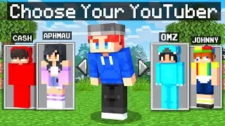 Minecraft, But You Can Choose Your YOUTUBER!