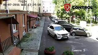 Пример записи - IP камера Hikvision 2 МП во дворе