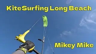 Long Beach Kitesurfing Light Winds Kitesurfing Mikey Mike Kiteboarding Belmont Shore TKR 17M