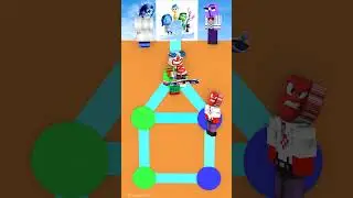 Challenge matching the Inside Out 2 logo with Fear, Sadness, and Jangles the Clown! 👍