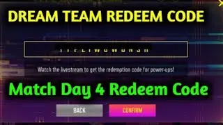 ffpl dream team redeem code / ffpl match 4 redeem code today / free fire redeem code today /