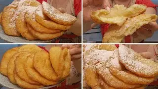 Пончики с кремом/Тоненькое тесто/Нежнейший крем/Вся техника