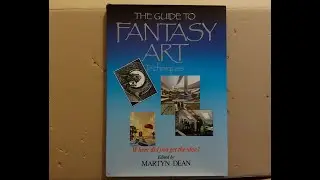 Having a flick through The Guide To Fantasy Art Techniques book.