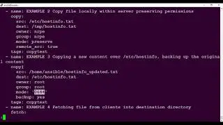 Ansible modules: Copy  v/s  Fetch