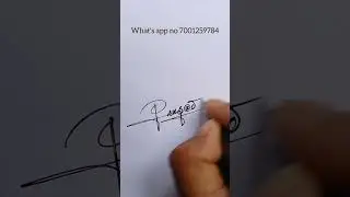 Sign your signature Prasad #signature #design #sign #art #youtubeshorts #viralshorts #supersign