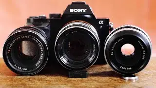 Three Fantastic German 50s! Zeiss Planar 50mm f1.8 v. Zeiss Jena Pancolar AND Zeiss Jena Tessar!