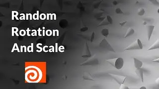 Randomly Scale and Rotate Objects in Houdini | Houdini for the New User