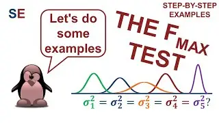 Fmax test for equality of variances | step-by-step examples