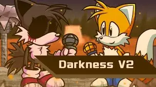FNF - Darkness(no la de konosuba)V2 Tails exe vs Mania Tails