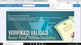 CARA CEK NPYP  NOMOR POKOK YAYASAN PENDIDIKAN  DAN CARA MELAKUKAN VERIFIKASI PERBAIKAN DATA