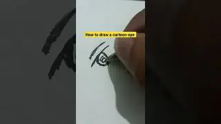 How to draw a cartoon eye  