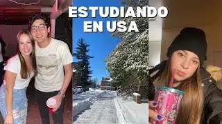 ESTUDIANDO EN ESTADOS UNIDOS | Una seman en mi vida | fiestas + invierno + equipo de baile