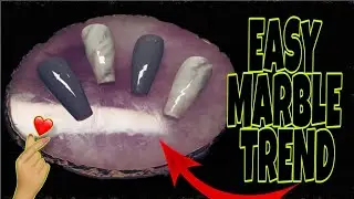 Gel Polish Marble | My New Easy Favourite Way To Marble