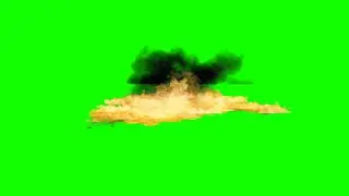 Fire, flames, green screen