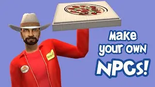 The Sims 2: Trying To Make a Service NPC (it worked!)
