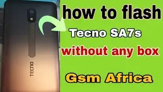 how to flash tecno sa7s with spd flash tool