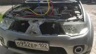 Pajero Sport - Чистка радиаторов