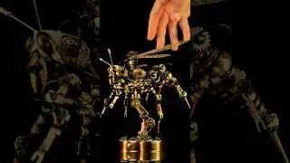 Building a Metal Wasp - 3D Metal DIY Mechanical Bee Metal Animal Model Kit