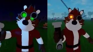 The Piggy Battle Official Kona and Unofficial Kona jumpscares comparison