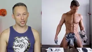 Man paints naked!