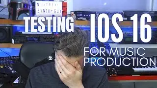 Testing iOS 16 for music production (asking you for what else to test)
