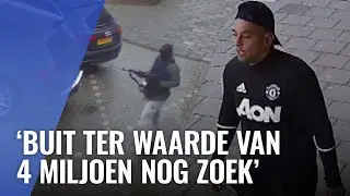Images of violent robbery of cash transport in North
