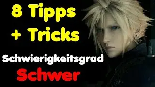 Final Fantasy VII Remake 8 Tips and Tricks Difficulty Level Hard - Trophy The Undaunted