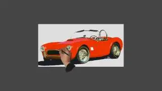 How To Draw a Car SHELBY COBRA