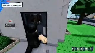 Roblox steal a bank to get some beans speedrun (