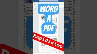 De Word a PDF 👀 #word
