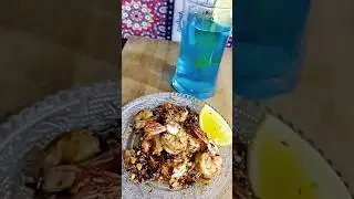 Chilli Oil Fry Prawns (best with drinks) #foodshorts #recipe #fun #reels #shorts #prawns