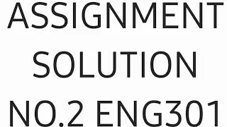 ENG301 ASSIGNMENT solution no.2 2022 Cover letter and resume writing.