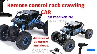 Remote control rock crawling retching car