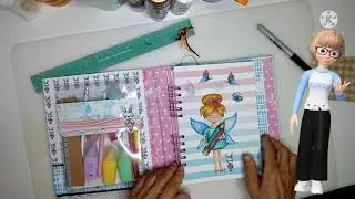 Agenda con bolsillo de acetato para llevar tus materiales