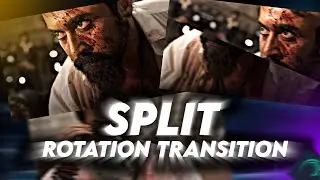 Split Rotation Transition|Ae Inspired Transition|Alight Motion