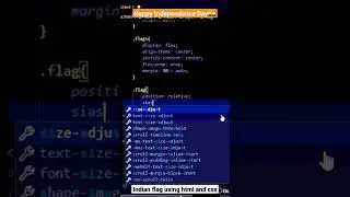 happy independence day 🇮🇳Indian flag using html & css #shorts #ytshorts #html #css #independenceday