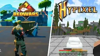 Fortnite vs Minecraft Bedwars