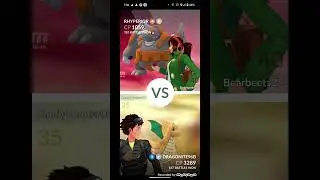 Meteor Power Madness: Dragonite Wreaks Havoc in the Gym #shorts