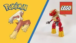 I made Blaziken out of LEGO!
