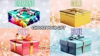 Choose YOUR gift..! 4 giftbox challenge Diamond, Gold, Pink & Blue edition