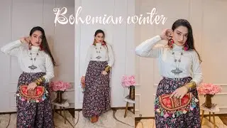 Bohemian winter styling GRWM #winter2023 #bohostyle