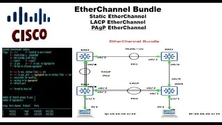 Como configurar EtherChannel 👨‍💻 (Modo On, PAGP y LACP)