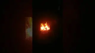 Горение виноградных гронок . эко-топливо