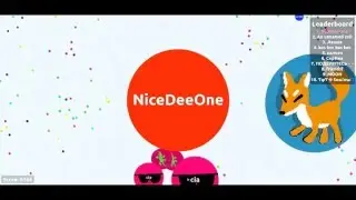 Прохождение Agar.io - Изи первое место