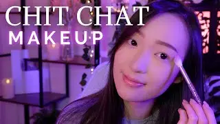 ASMR CHIT CHAT 💜 Makeup et bla-bla ☁️