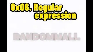 0x06. Regular expression
