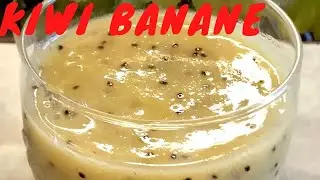 Smoothie sans blender kiwi banane !