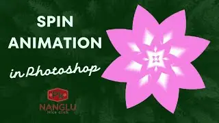 Spin animation in photoshop 7.0,flower design(@nanglupk1459)
