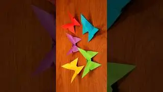 Easy Origami Butterfly #shorts