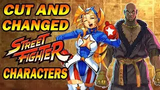 A History of Cut Street Fighter Characters and Designs